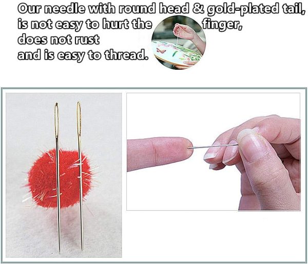 Cross Stitch Kits, Three Birds Awesocrafts Easy Patterns Cross Stitching Embroidery Kit Supplies Christmas Gifts, Stamped or Counted (Birds, Stamped)-3