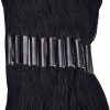 Black Embroidery Floss, 24 Skeins Embroidery Thread Friendship Bracelet String, Cross Stitch Threads Hair Wrap Yarn-1