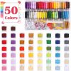 PAXCOO 488Pcs String Bracelet Making Kit, Friendship Bracelet String Kit with 50 Skeins Embroidery Floss Cross Stitch Thread, 400Pcs Friendship Bracelet Beads, 37Pcs Embroidery Tools braceletbook