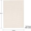 Aida Cloth 14 Count Cross Stitch Fabric,19×28inch (14CT, Off White)-1