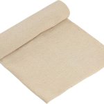 Natural Color Linen Needlework Fabric, (59In x 19In) Large Size Linen Fabric Cloth Linen Fabric for Making Garment Craft Upholstery Flower Pot Decoration-0