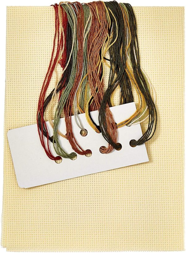 Janlynn 50222 Counted Cross Stitch Kit 7.75"X11.25", Joy in The Journey (14 Count), Blue-2