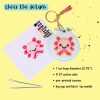 IDDI Cute Creatures Embroidery Kit for Kids. Stamped Cross Stitch Kits for Beginners. Kid Needlepoint. Crafts for Girls 8-12. Easy Crafts. DIY Keychains for Kids. Needlework Kits. Backpack Charms.-4