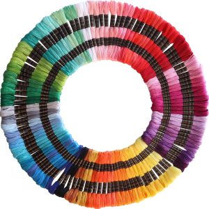 122 skeins Embroidery Floss - Embroidery Thread - Friendship Bracelet String for Cross Stitch, Hand Embroidery, String Art-0