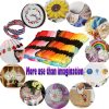 122 skeins Embroidery Floss - Embroidery Thread - Friendship Bracelet String for Cross Stitch, Hand Embroidery, String Art-4