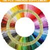 INSCRAFT Embroidery Floss Kit, 364 Pack Embroidery Cross Stitch Kit with 200 Colors Friendship Bracelets Floss and Cross Stitch Tools for Embroidery and Friendship Bracelet String Make-2