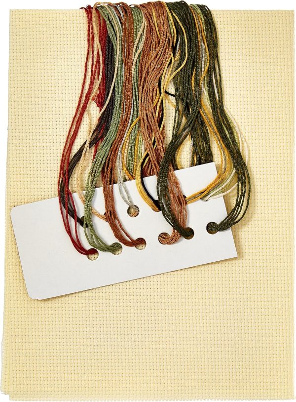 Janlynn 50222 Counted Cross Stitch Kit 7.75"X11.25", Joy in The Journey (14 Count), Blue-1