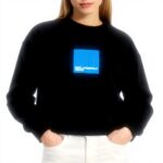 Sweat Karl Lagerfeld Jeans Logo Box Femme Coton Biologique