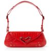 Sac à main Pinko épaule cuir brillant femme R30b rosso
