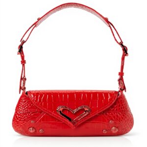 Sac à main Pinko épaule cuir brillant femme R30b rosso