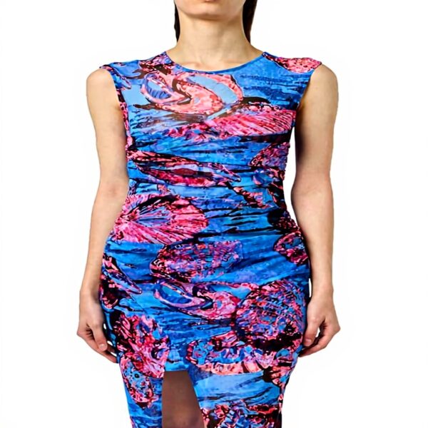 Robe Pinko Antinoo Retina Impression Chemical Sea Femme