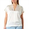 T-shirt satiné Pinko Breve stretch femme mode élégant