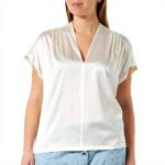 T-shirt satiné Pinko Breve stretch femme mode élégant