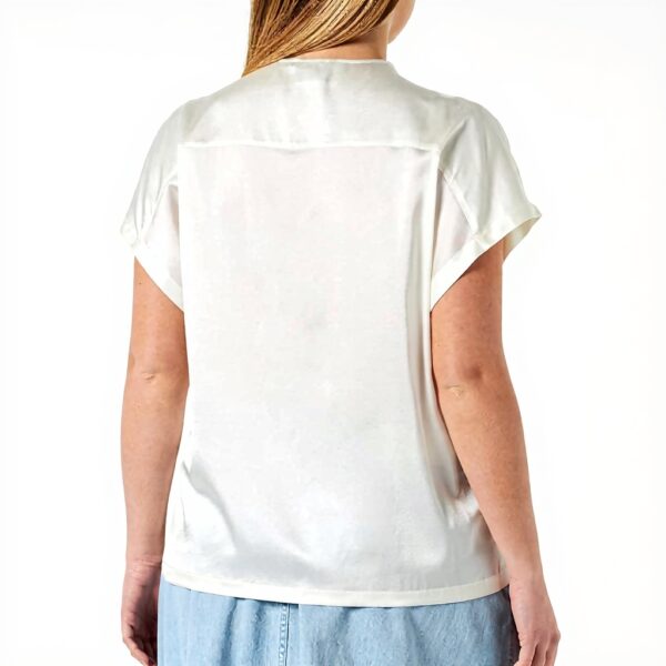 T-shirt satiné Pinko Breve stretch femme mode élégant