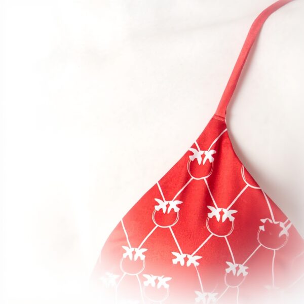 Haut de maillot Pinko Cassatella Bikini Femme Rouge Blanc