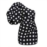 Pinko Cedro Robe soirée décontractée faille pois Femme