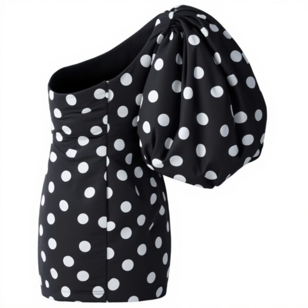 Pinko Cedro Robe soirée décontractée faille pois Femme