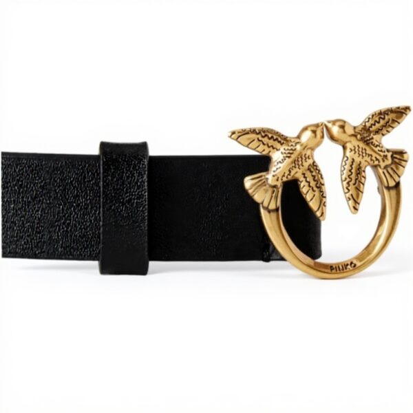 Ceinture femme Pinko cuir chaîne accessoire mode élégant