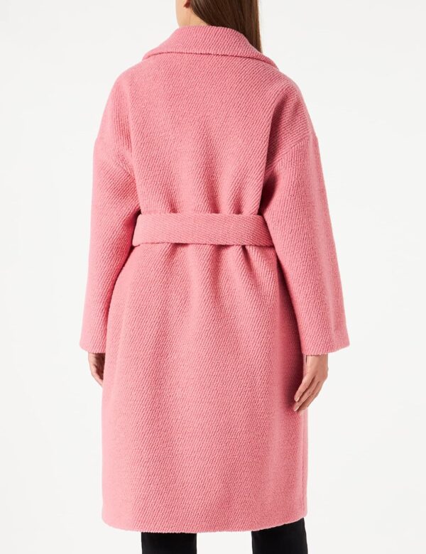 Manteau Pinko Cibella Femme Rose Castello Taille S M L-3