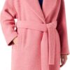 Manteau Pinko Cibella Femme Rose Castello Taille S M L-0