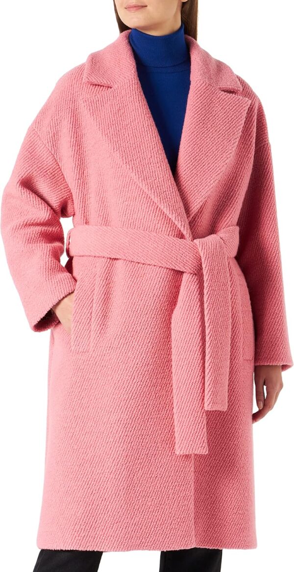 Manteau Pinko Cibella Femme Rose Castello Taille S M L-0