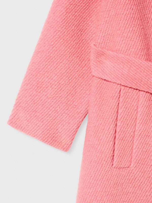 Manteau Pinko Cibella Femme Rose Castello Taille S M L-4