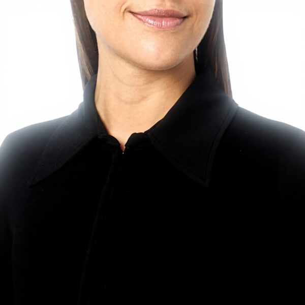 Chemisier femme Pinko Clelia interlock fluide noir