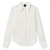 Chemisier Pinko Criminal Georgette Stretch Femme Blanc
