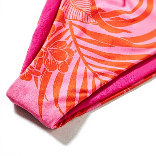 Culotte Bikini Pinko Femme Fleurs Tropicales Maillot de Bain