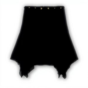 Jupe Pinko EGISTO Crepe Chine Vintage Noir Femme