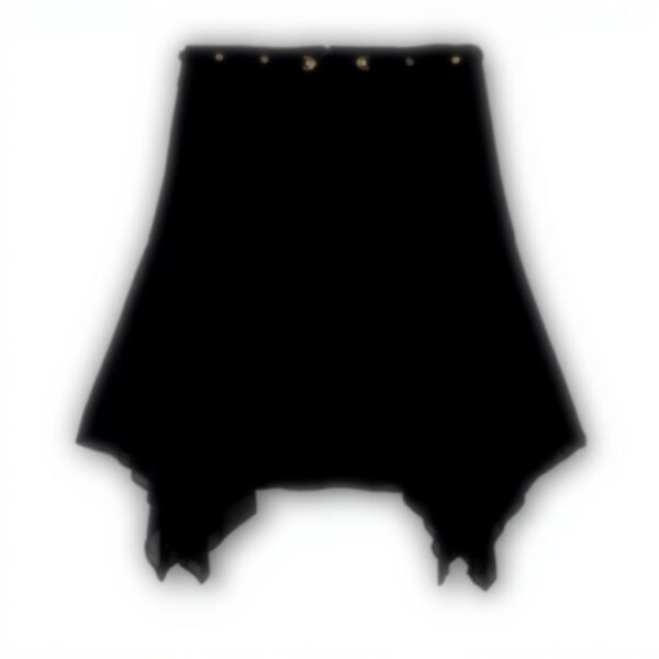 Jupe Pinko EGISTO Crepe Chine Vintage Noir Femme