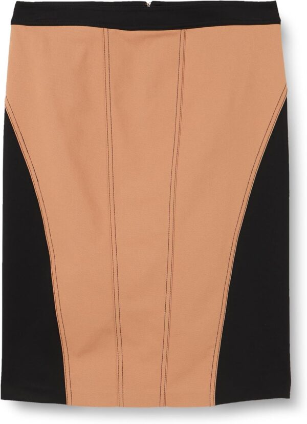 Jupe Pinko Tricottina Stretch Scuba Grossesse Femme Nocciola-0