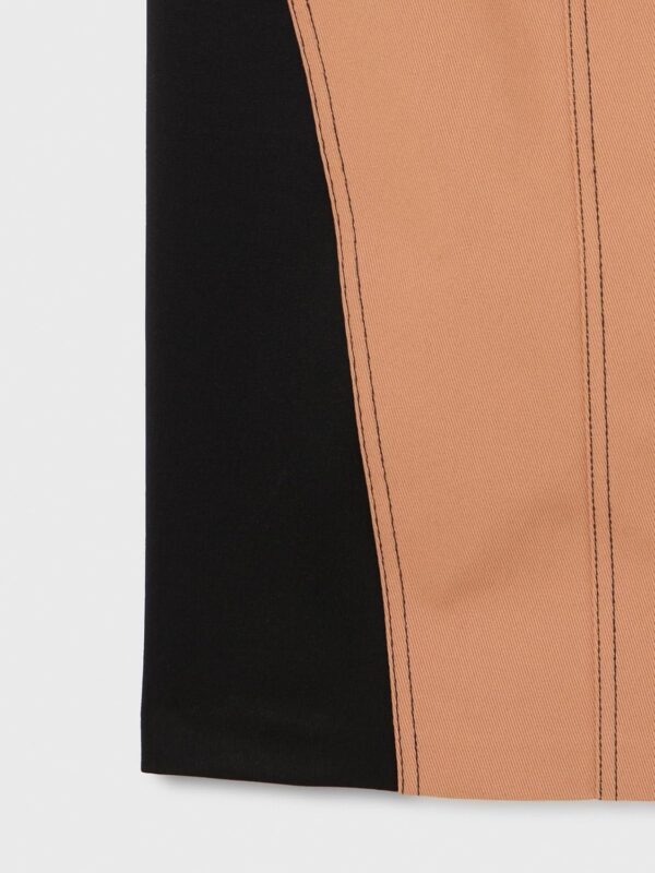 Jupe Pinko Tricottina Stretch Scuba Grossesse Femme Nocciola-3