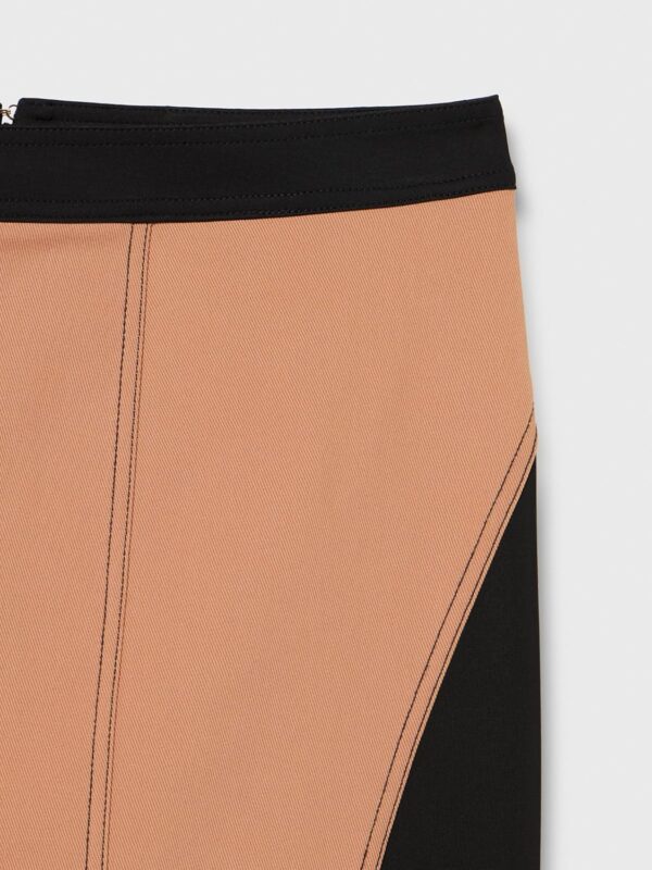 Jupe Pinko Tricottina Stretch Scuba Grossesse Femme Nocciola-1