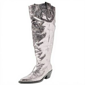 Botte Western Pinko Femme Strauss Texano Cuissard Similp