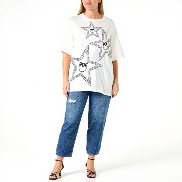 Jeans femme Pinko Flexi Maddie délavé coupe slouchy