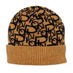 Bonnet Pinko Frappato Jacquard Cache-Oreilles Femme Taille