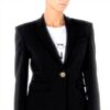 Blazer femme Pinko Gianburrasca Punto Stof noir élégant