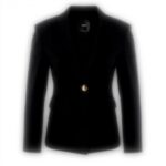 Blazer femme Pinko Gianburrasca Punto Stof noir élégant