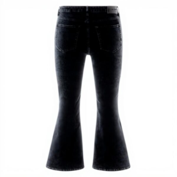 Pinko Jean noir flared femme mode coton printemps été