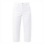 Jeans baggy blanc Pinko femme coton printemps été
