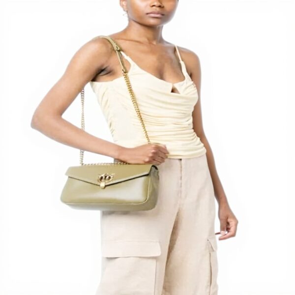 Sac bandoulière Pinko Cupido Messenger Classic femme noir