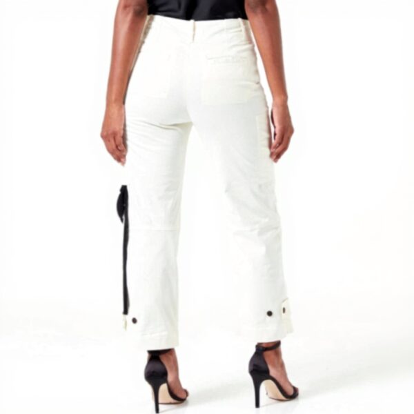 Pinko Pantalon Femme Satin Stretch Décontracté Mocaccino