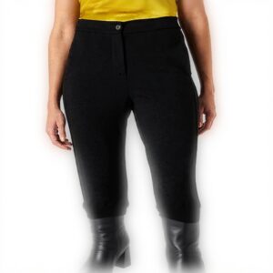 Pantalon femme Pinko Paulette Punto Stoff noir Limousine