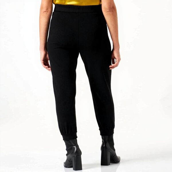 Pantalon femme Pinko Paulette Punto Stoff noir Limousine