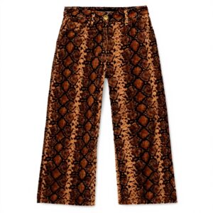 Pantalon Pinko Velours Côtelé Femme Noir Fuchsia