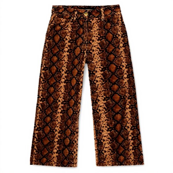 Pantalon Pinko Velours Côtelé Femme Noir Fuchsia