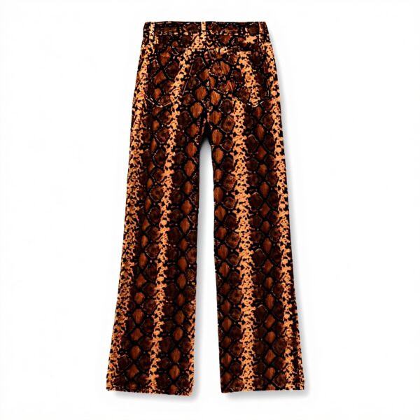 Pantalon Pinko Velours Côtelé Femme Noir Fuchsia