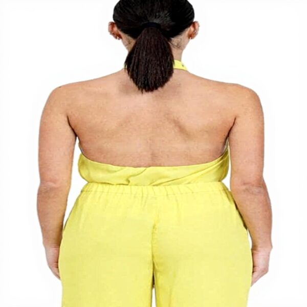 Pantalon Crêpe de Chine Vintage Femme Pinko Taille Couleur