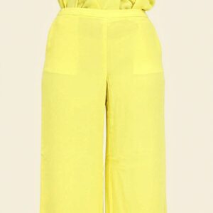 Pantalon Crêpe de Chine Vintage Femme Pinko Taille Couleur